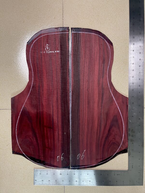 Quarter Sawn Bois De Rose Acoustic Guitar Set - Image 3