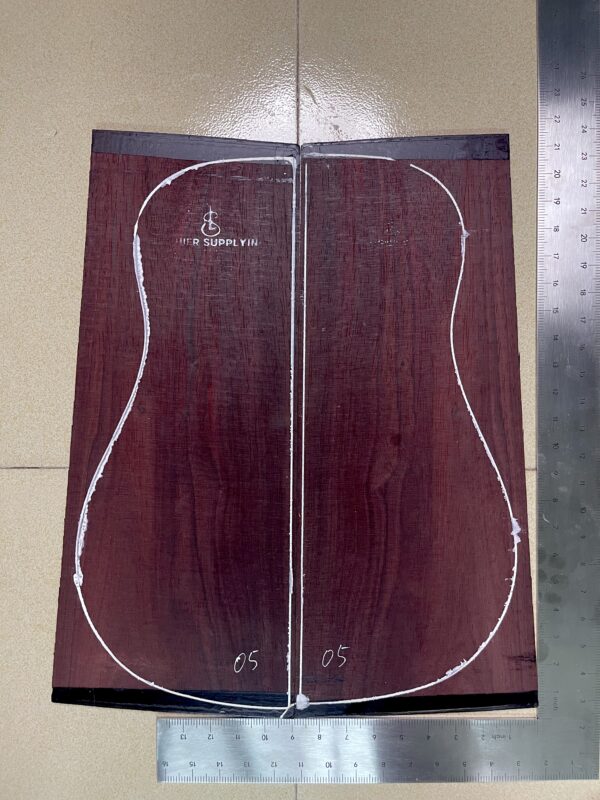 Quarter Sawn Bois De Rose Acoustic Guitar Set - Image 4