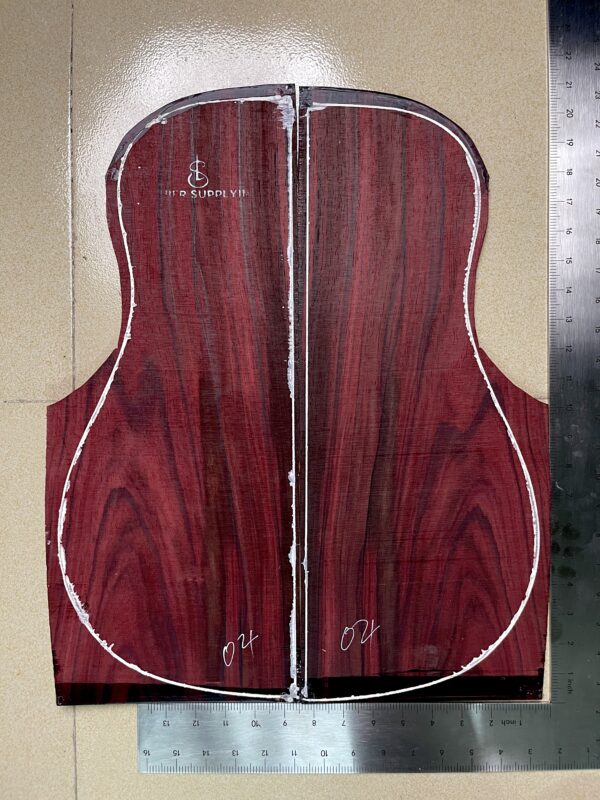 Quarter Sawn Bois De Rose Acoustic Guitar Set - Image 6