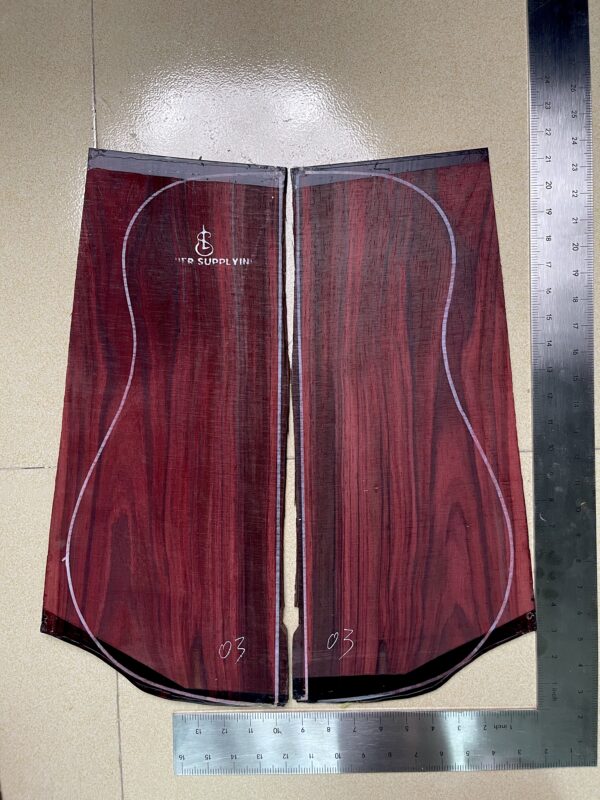 Quarter Sawn Bois De Rose Acoustic Guitar Set - Image 7