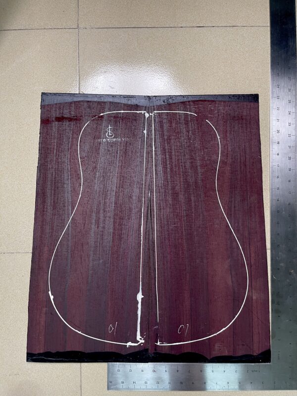Quarter Sawn Bois De Rose Acoustic Guitar Set - Image 9